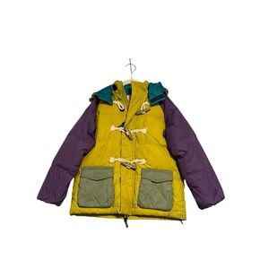 Rosy Brown | Multicolour Down Puffer Jacket Zip Closure Toggles Size 120 / 5T
